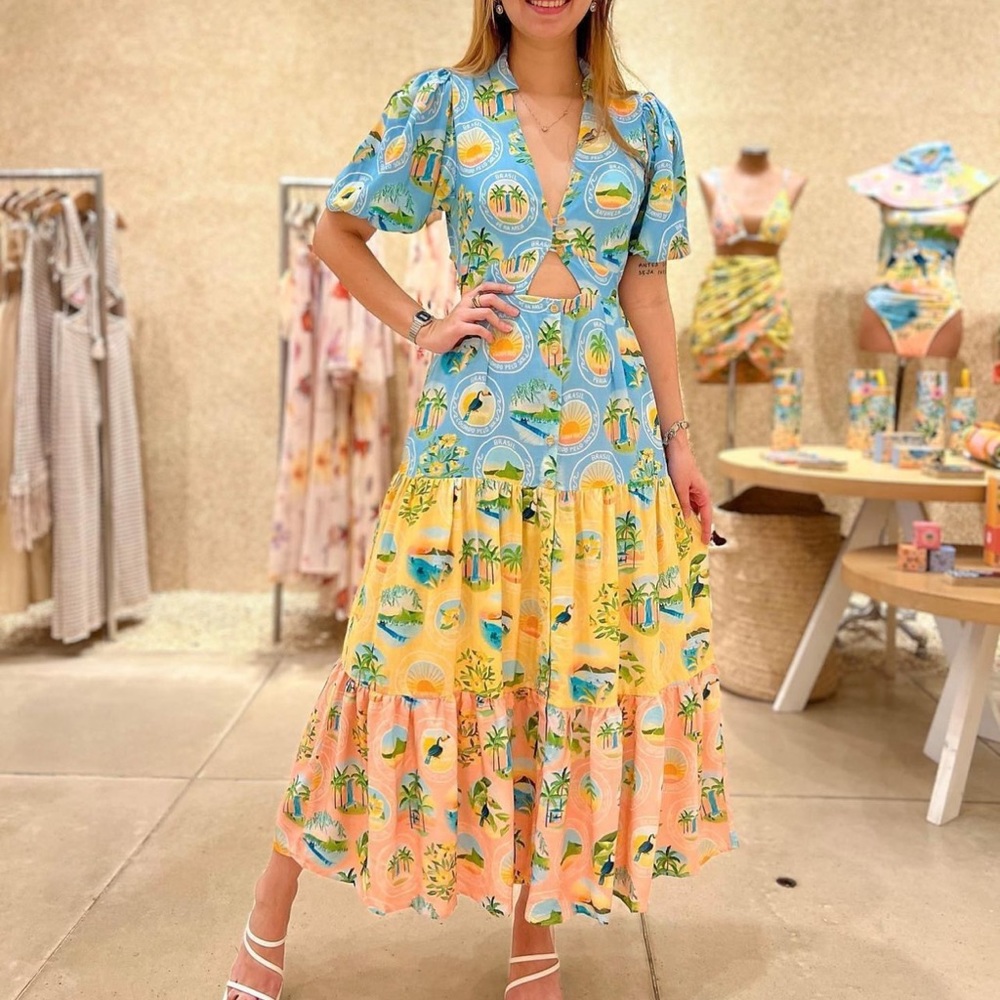 FARM Rio Dress Size S - Picture 3 of 10